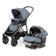 Stroller With Rubber Wheels