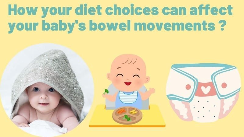 How Your Diet Choices Can Affect Your Baby's Bowel Movements