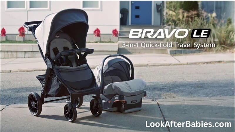 Is the Chicco Bravo LE Trio Travel System suitable for newborns