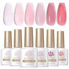 Born Pretty Jelly Gel Nail Polish Sheer Pink Gel Nail Polish